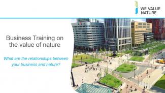 A  PowerPoint slide deck for delivering We Value Nature Module 1 as a one hour training event. 